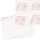 Bavete-Campuri Imprimate Fete - Prima PE and Paper Medical Towel Tissue for Pink 33 x 45 cm